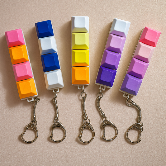 Classic 4 Key Keyboard Fidget Toy Clicker