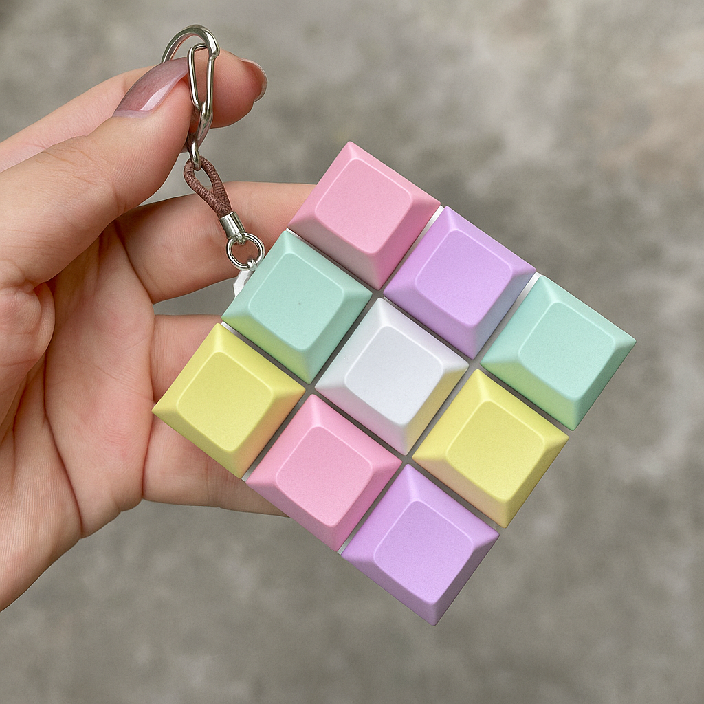 Custom 9 Key Mechanical Keyboard Fidget Toy